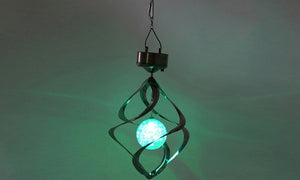 Solar-Powered LED Color-Changing Crystal Wind Chime - Best2Try