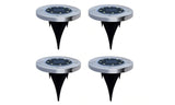 Solar-Powered 8-LED Pathway Disk Lights (4-, 8-, 12-, or 16-Pack) - Best2Try