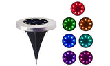 Solar-Powered 8-LED Pathway Disk Lights (4-, 8-, 12-, or 16-Pack) - Best2Try