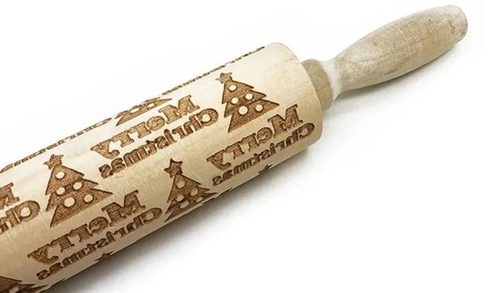 Embossing Cookie Dough Rolling Pin - Best2Try